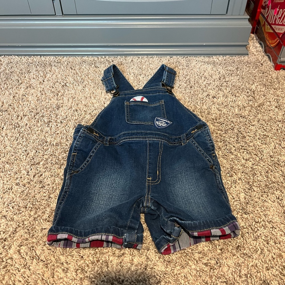 Gymboree 3T baseball overalls